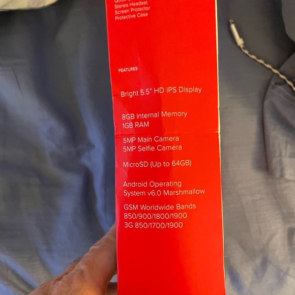 DASH XL.  BLU BOLD. CELL PHONE - Picture 3 of 4